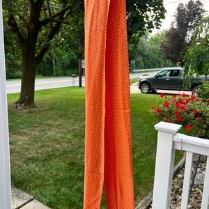 Orange Polka Dot Scarf